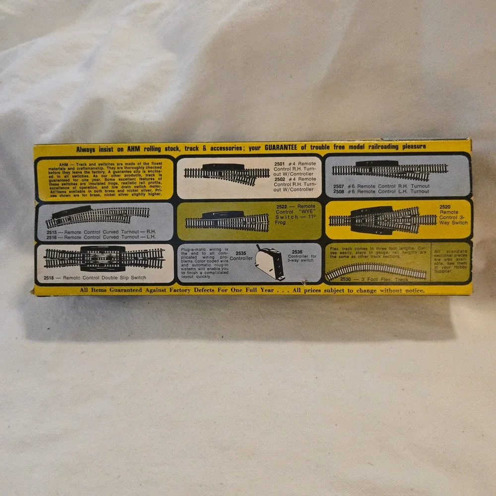 VTG AHM New Haven FM Dummy Unit 1970s Black White Red HO Scale Train Yugoslavia